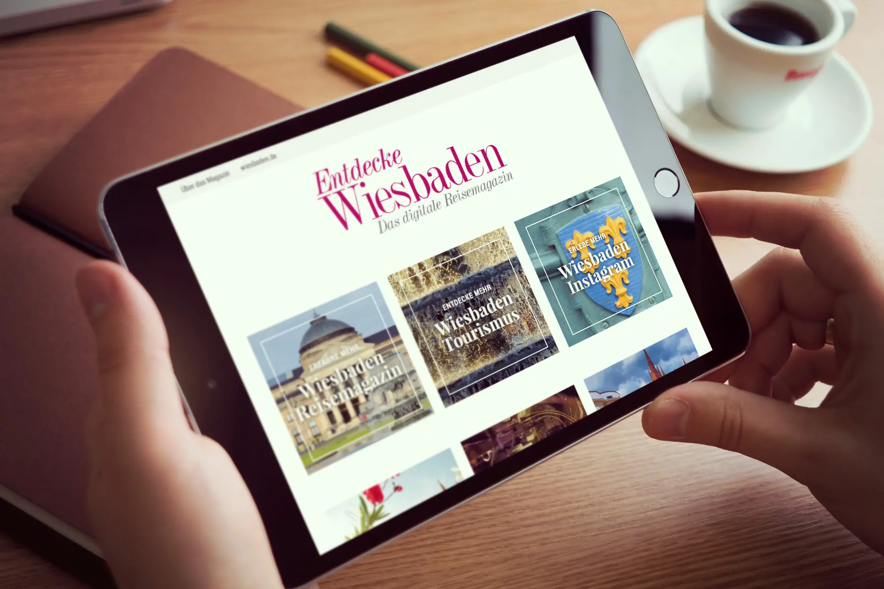 „Entdecke Wiesbaden“ - Das digitale Reisemagazin der Wiesbaden Marketing GmbH