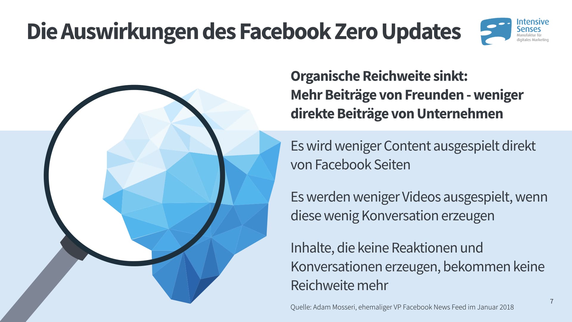 Auswirkungen des Facebook Zero Updates