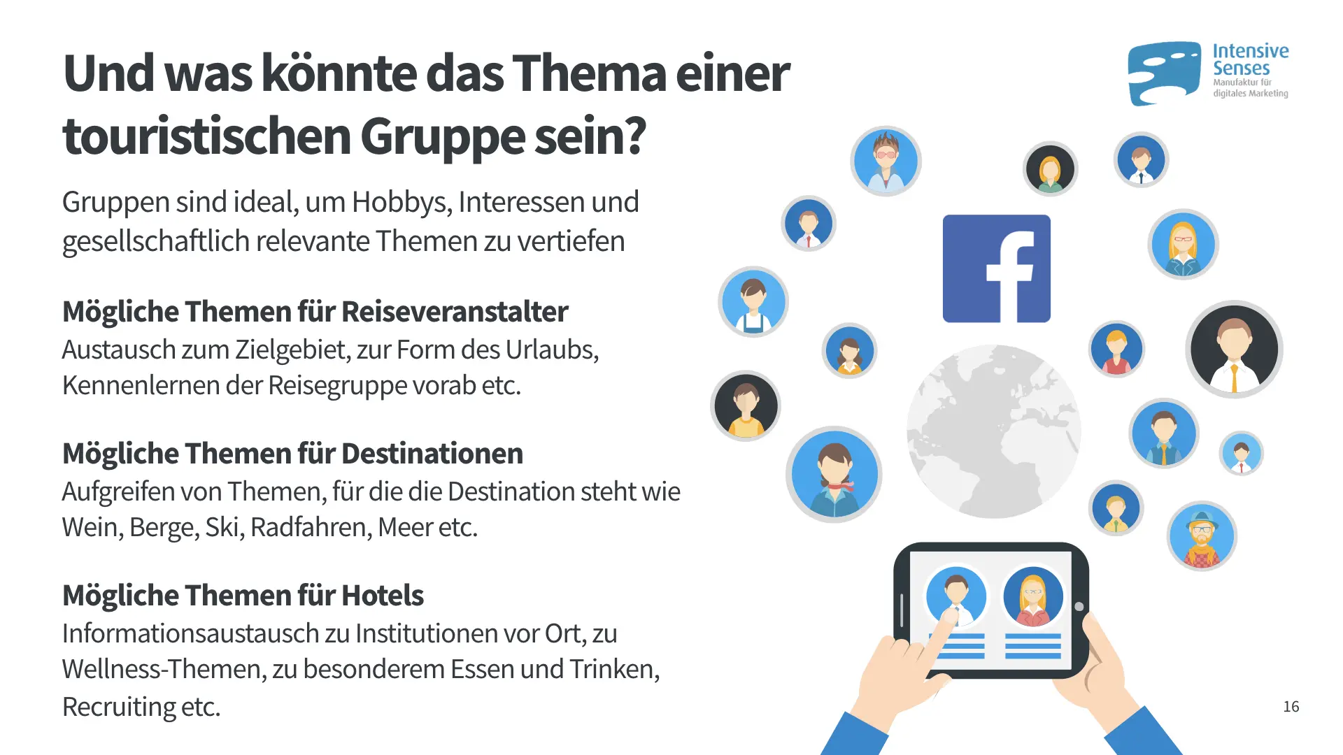Themen für Facebook Gruppen im Tourismus