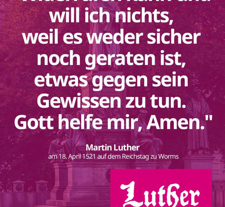 Lutherjahr Worms 2021