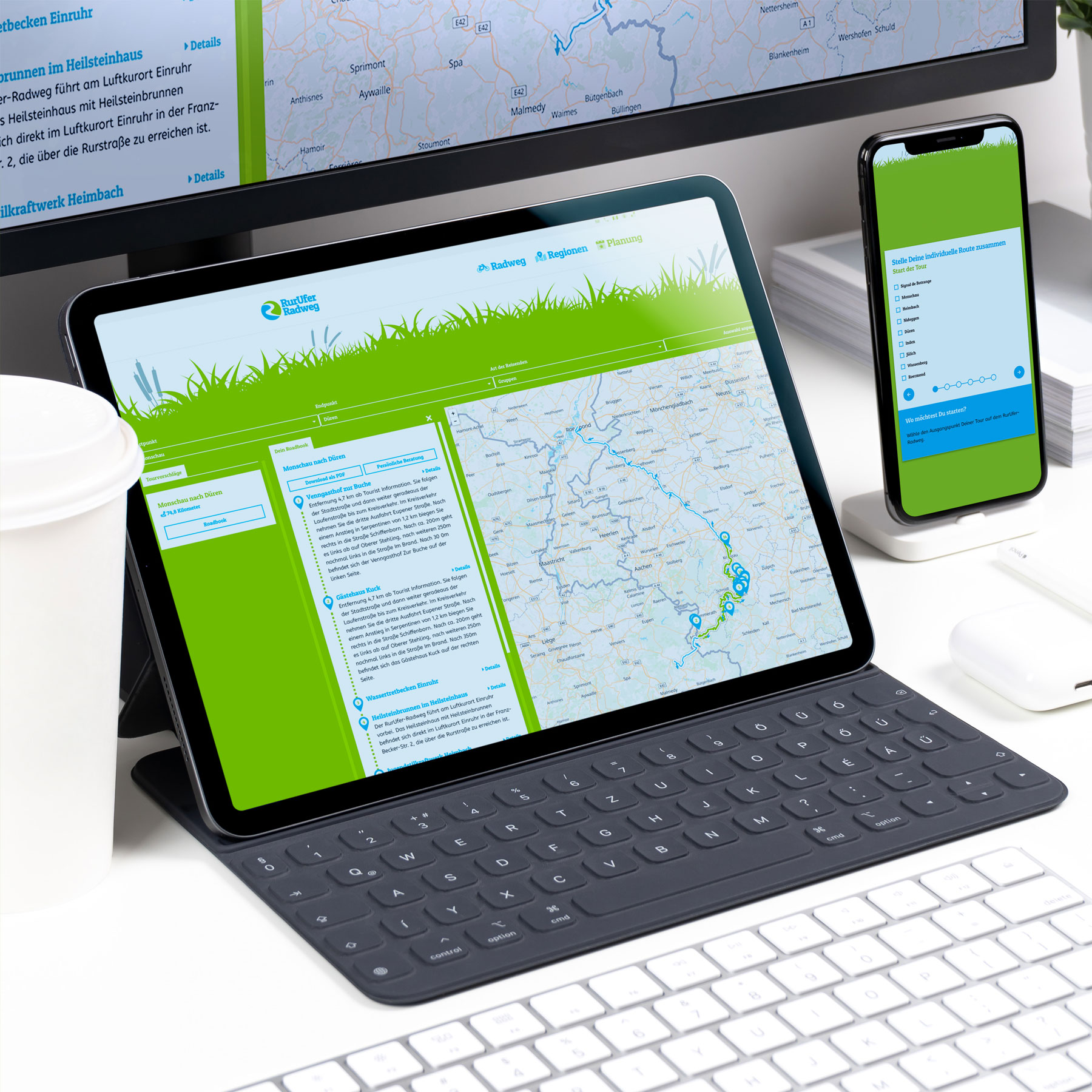 Roadbook RurUfer-Radweg